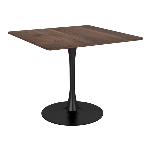 Molly Dining Table Brown Dining Tables LOOMLAN By Zuo Modern