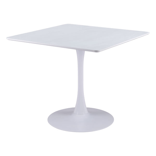 Molly Dining Table White-Dining Tables-Zuo Modern-LOOMLAN
