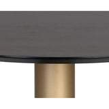 Monaco Wood Toppen Round Dining Table-Dining Tables-SUNPAN-LOOMLAN