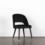 Monae Leather Armless Dining Chair