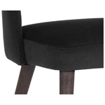 Monae Leather Armless Dining Chair