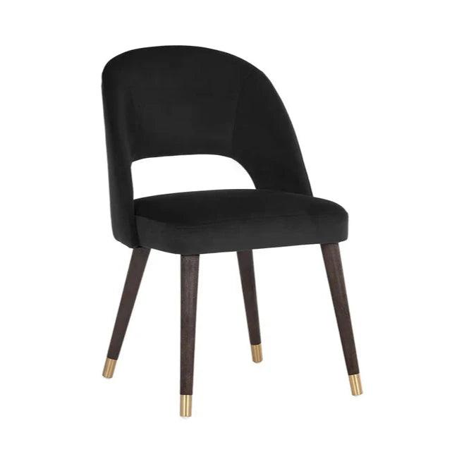 Monae Leather Armless Dining Chair