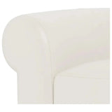 Wenton Mondern Leather Loveseat With Rolled Arms Sofas & Loveseats LOOMLAN By Uptown Sebastian