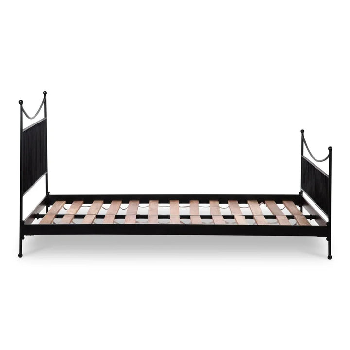 Monet Black Iron Frame Design Bed - LOOMLAN - Moe's Home - Beds