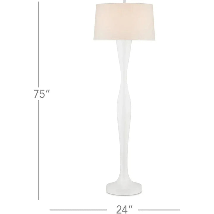 Monica Floor Lamp-Floor Lamps-Currey & Co-LOOMLAN