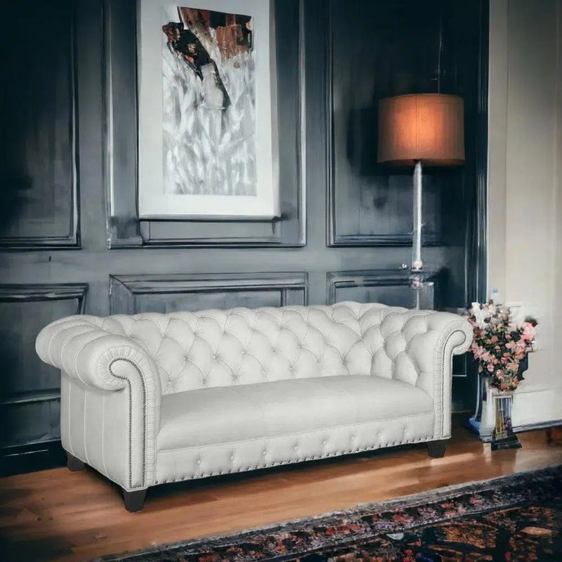 Majestic Canyon Custom Leather Couch - American Crafted Sofas & Loveseats LOOMLAN By Uptown Sebastian