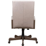 Montauk Leather Executive Swivel Chair-Office Chairs-Olivia + Quinn-LOOMLAN