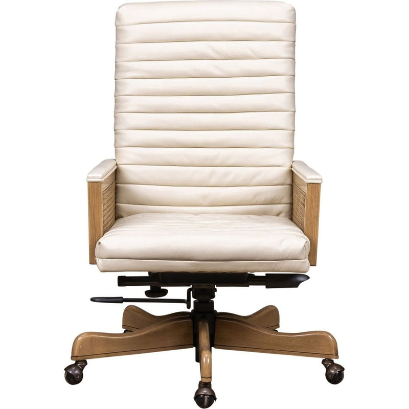 Montauk Leather Executive Swivel Chair-Office Chairs-Olivia + Quinn-LOOMLAN