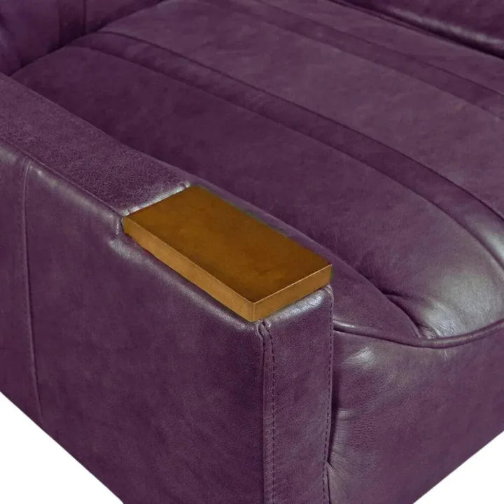 Monte Carlo Car Seat Leather Accent Chair - LOOMLAN - One For Victory - Accent Chairs