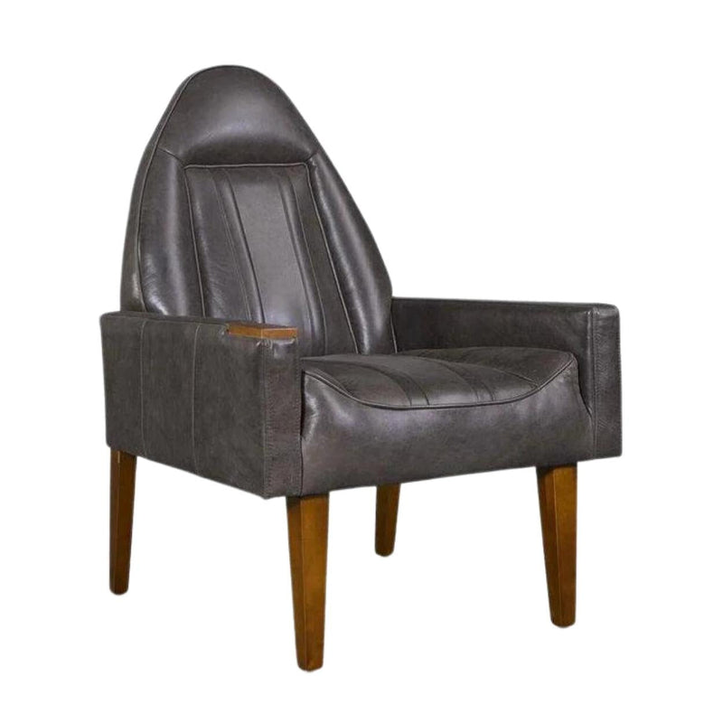 Monte Carlo Car Seat Leather Accent Chair Custom Made to Order-Accent Chairs-One For Victory-LOOMLAN
