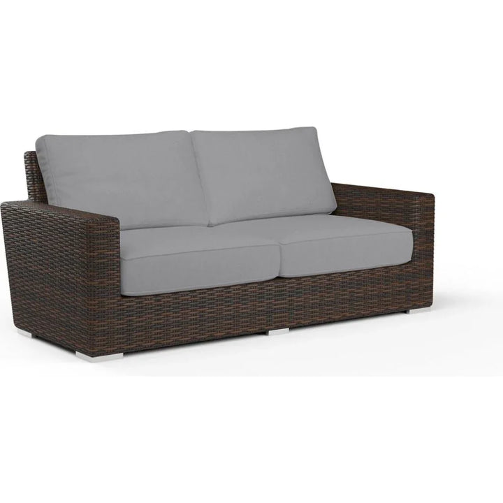 Montecito Sunbrella Outdoor Loveseat - LOOMLAN - Sunset West - Outdoor Sofas & Loveseats