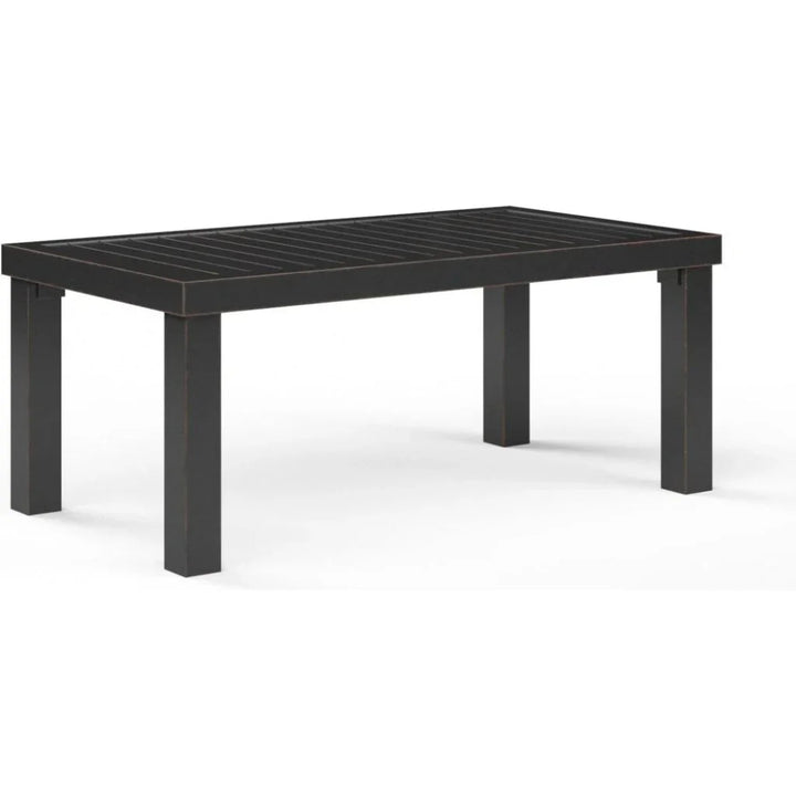 Monterey Aluminum Made Outdoor Coffee Table-Outdoor Coffee Tables-Sunset West-LOOMLAN
