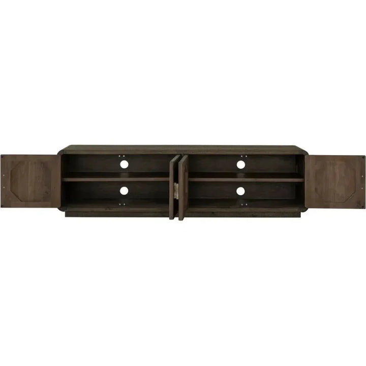 Monterey Solid Pine Wood Media Sideboard TV Stand - LOOMLAN - Moe's Home - TV Stands & Media Centers