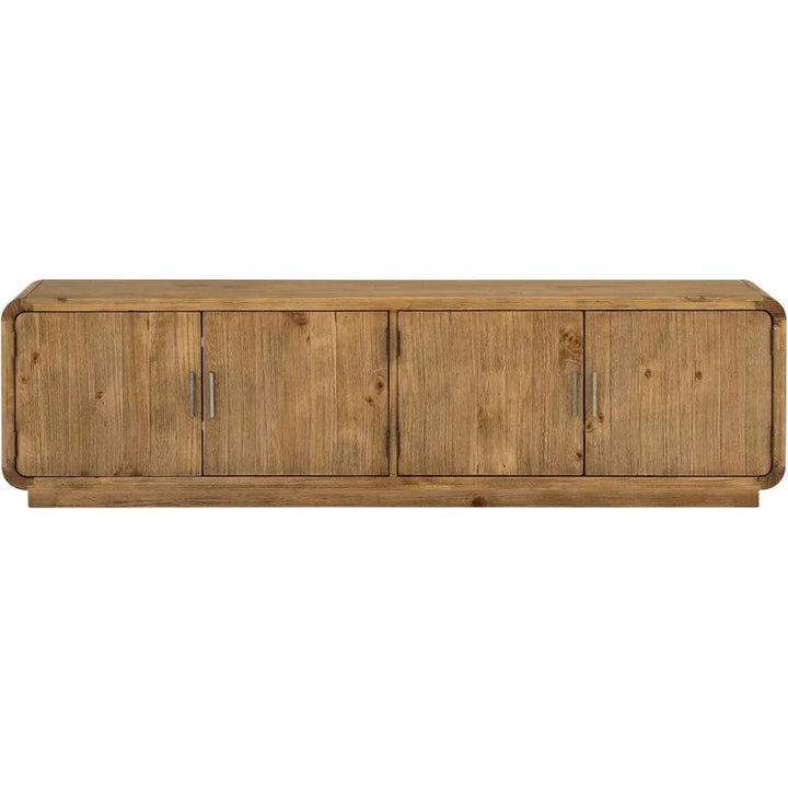 Monterey Wood Rustic Blonde Media Cabinet - LOOMLAN - Moe's Home - TV Stands & Media Centers