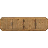 Monterey Wood Rustic Blonde Media Cabinet-TV Stands & Media Centers-Moe's Home-LOOMLAN