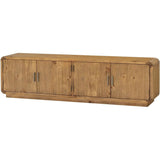 Monterey Wood Rustic Blonde Media Cabinet-TV Stands & Media Centers-Moe's Home-LOOMLAN