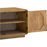 Monterey Wood Rustic Blonde Media Cabinet-TV Stands & Media Centers-Moe's Home-LOOMLAN