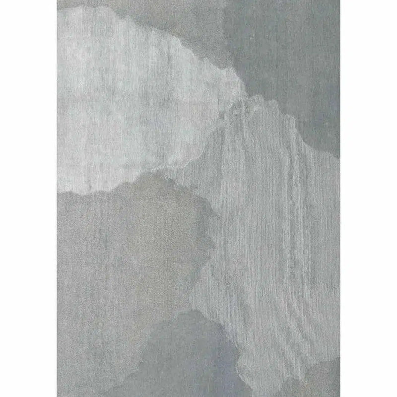 Monu Silver Grey Handmade Wool Rug