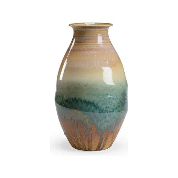 Morelia Ombre Design Ceramic Vase - LOOMLAN - Chelsea House - Vases & Jars