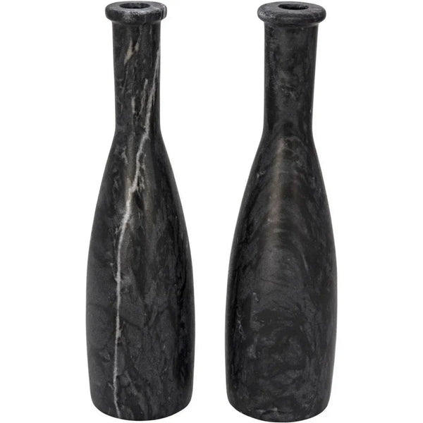 Moris Decorative Marble Candleholder 2Pc