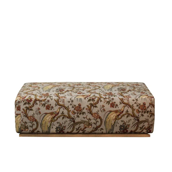 Morriis Fabric Rectangular Ottoman - LOOMLAN - Peninsula Home - Ottomans