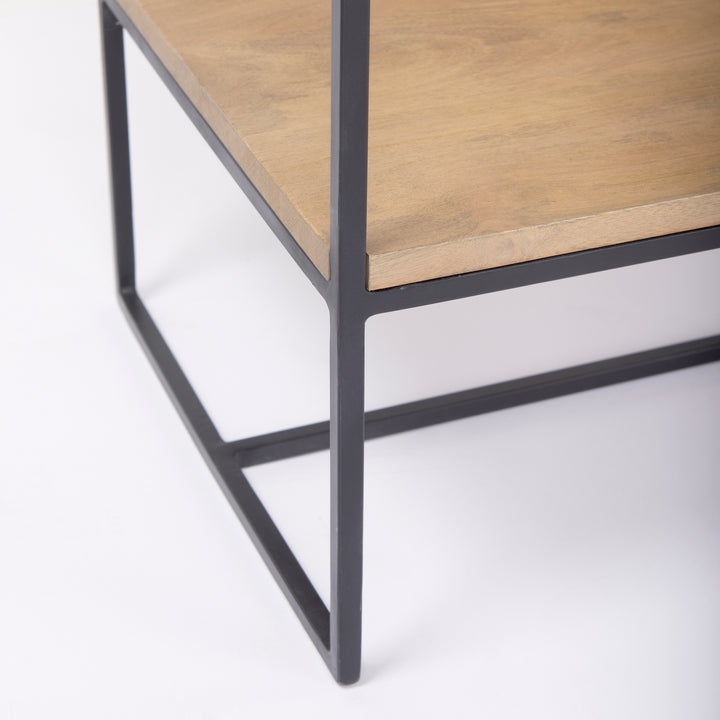 Morris Six Tier Metal Shelving Unit-Etageres-Mercana-LOOMLAN