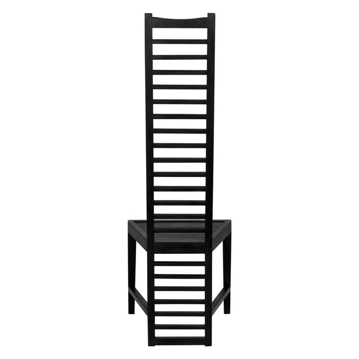 Morris Wooden Black Dining Chair - LOOMLAN - Noir - Dining Chairs