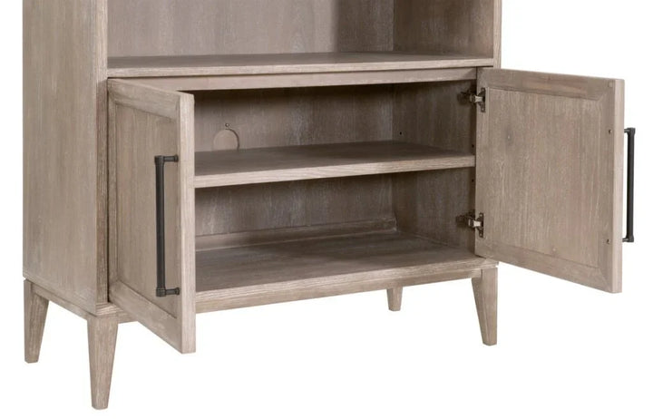 Morris Wooden Storage Bookcase - LOOMLAN - Essentials For Living - Bookcases