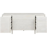 Morten Wood White Dresser With 9 Drawers