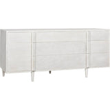 Morten Wood White Dresser With 9 Drawers