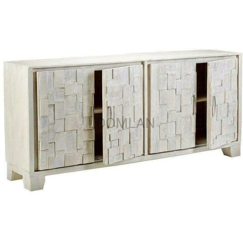 Mosaic Whiteed Sideboard Buffet Door