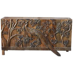 Mother Nature Sideboard Peacock Bird Front Doors