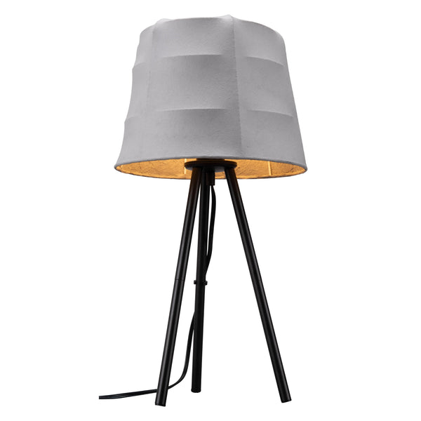 Mozzi Table Lamp Gray & Black Table Lamps LOOMLAN By Zuo Modern