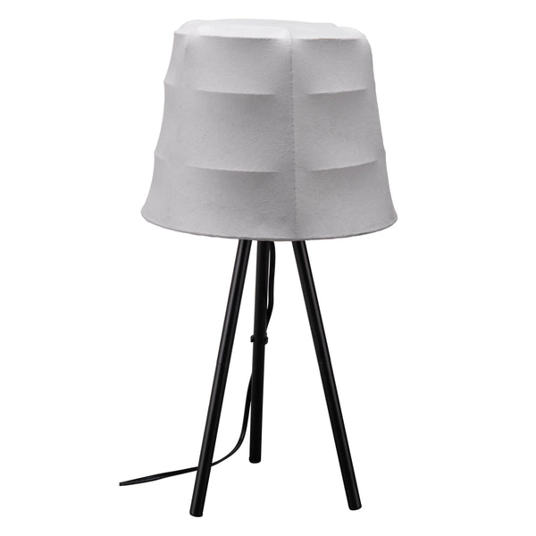 Mozzi Table Lamp Gray & Black Table Lamps LOOMLAN By Zuo Modern