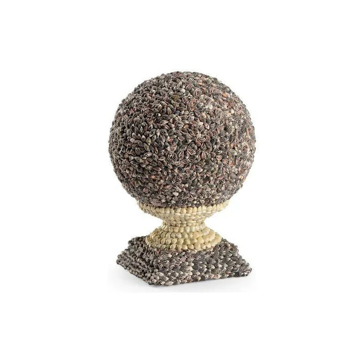 Multicolor Shell Made Finial Sculpture - LOOMLAN
