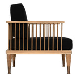 Murphy Chair, Teak-Accent Chairs-Noir-LOOMLAN