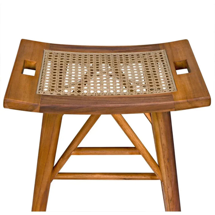 Murphy Counter Stool, Teak - LOOMLAN - Noir - Counter Stools