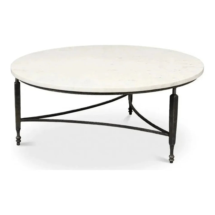 Mykos Round Coffee Table - LOOMLAN - Sarreid - Coffee Tables