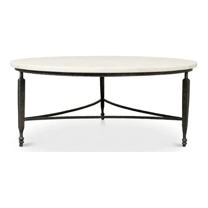 Mykos Round Coffee Table - LOOMLAN - Sarreid - Coffee Tables