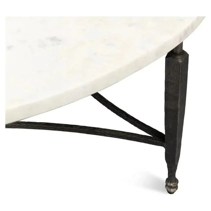 Mykos Round Coffee Table - LOOMLAN - Sarreid - Coffee Tables