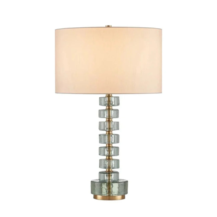 Mystras Modern Cast Glass Table Lamp - LOOMLAN - Currey & Co - Table Lamps