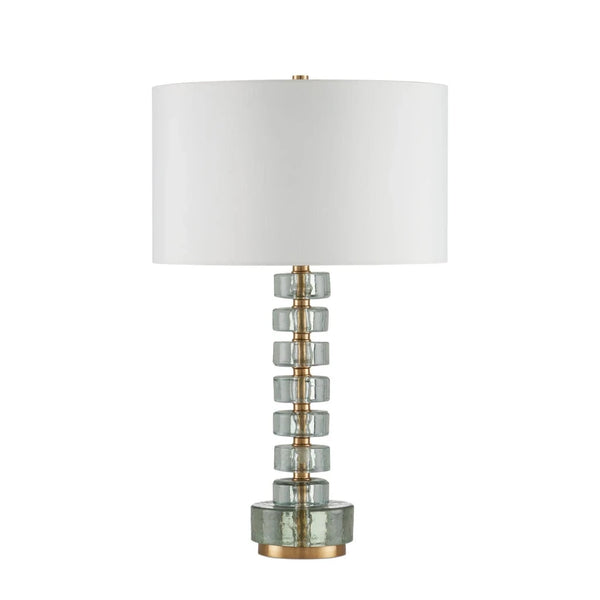 Mystras Modern Cast Glass Table Lamp-Table Lamps-Currey & Co-LOOMLAN