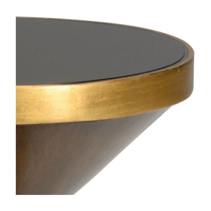 N. Y. Wooden Round Drinks Table - LOOMLAN - Chelsea House - Side Tables