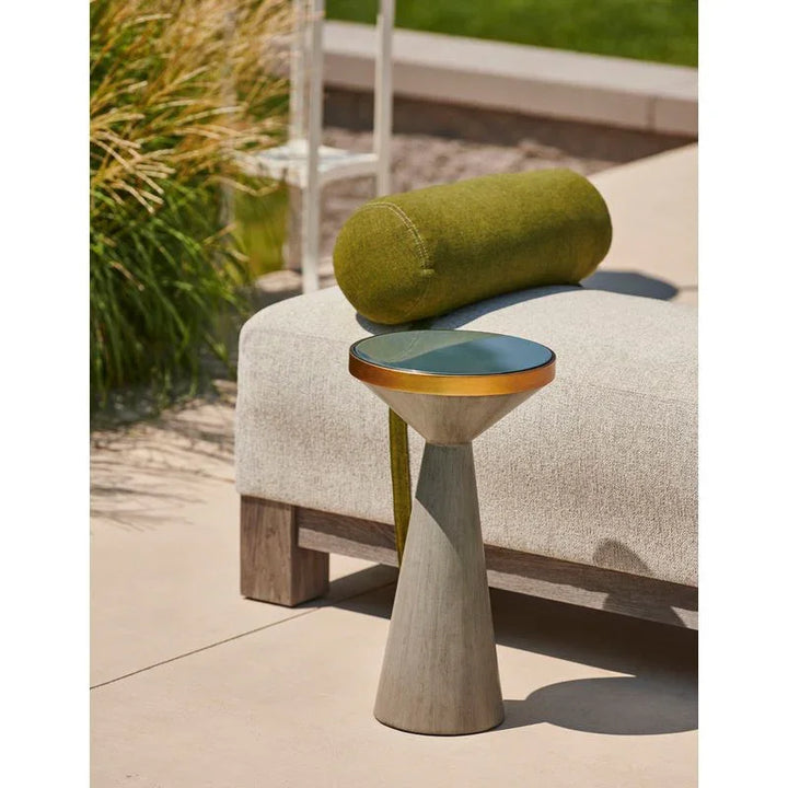 N. Y. Wooden Round Drinks Table - LOOMLAN - Chelsea House - Side Tables