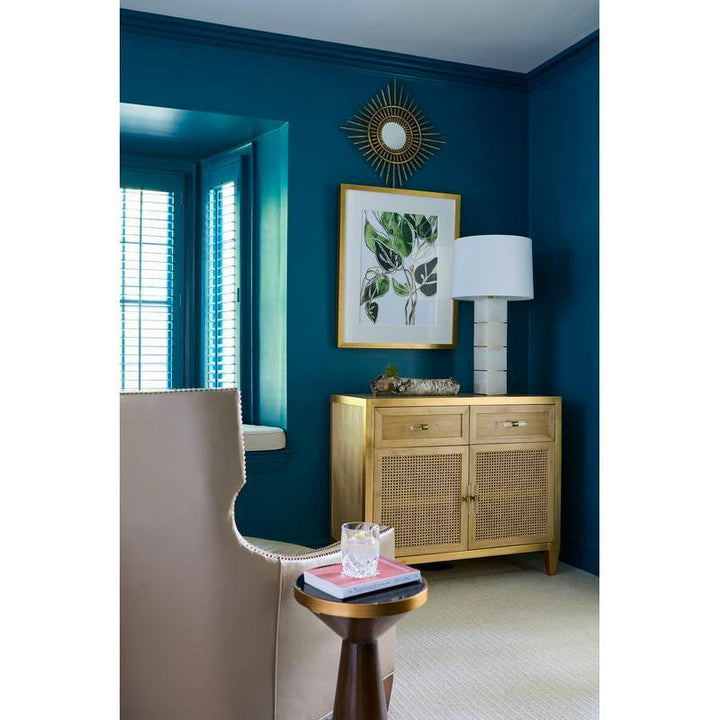 N. Y. Wooden Round Drinks Table - LOOMLAN - Chelsea House - Side Tables