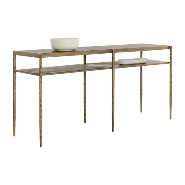 Naini Minimalist Sofa Table-Console Tables-SUNPAN-LOOMLAN