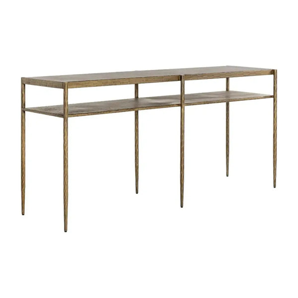 Naini Minimalist Sofa Table-Console Tables-SUNPAN-LOOMLAN