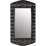 Nanna Mirror, Hand Rubbed Black Light Brown Trim