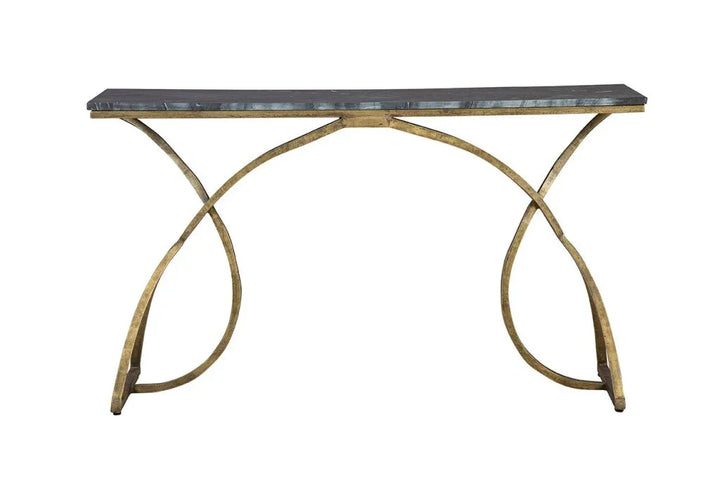 Nantes Marble Top Rectangular Console Table - LOOMLAN - Furniture Classics - Console Tables