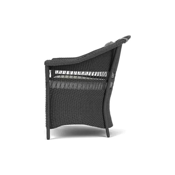 Nantucket Dining Armchair Premium Wicker Furniture-Outdoor Dining Chairs-Lloyd Flanders-LOOMLAN
